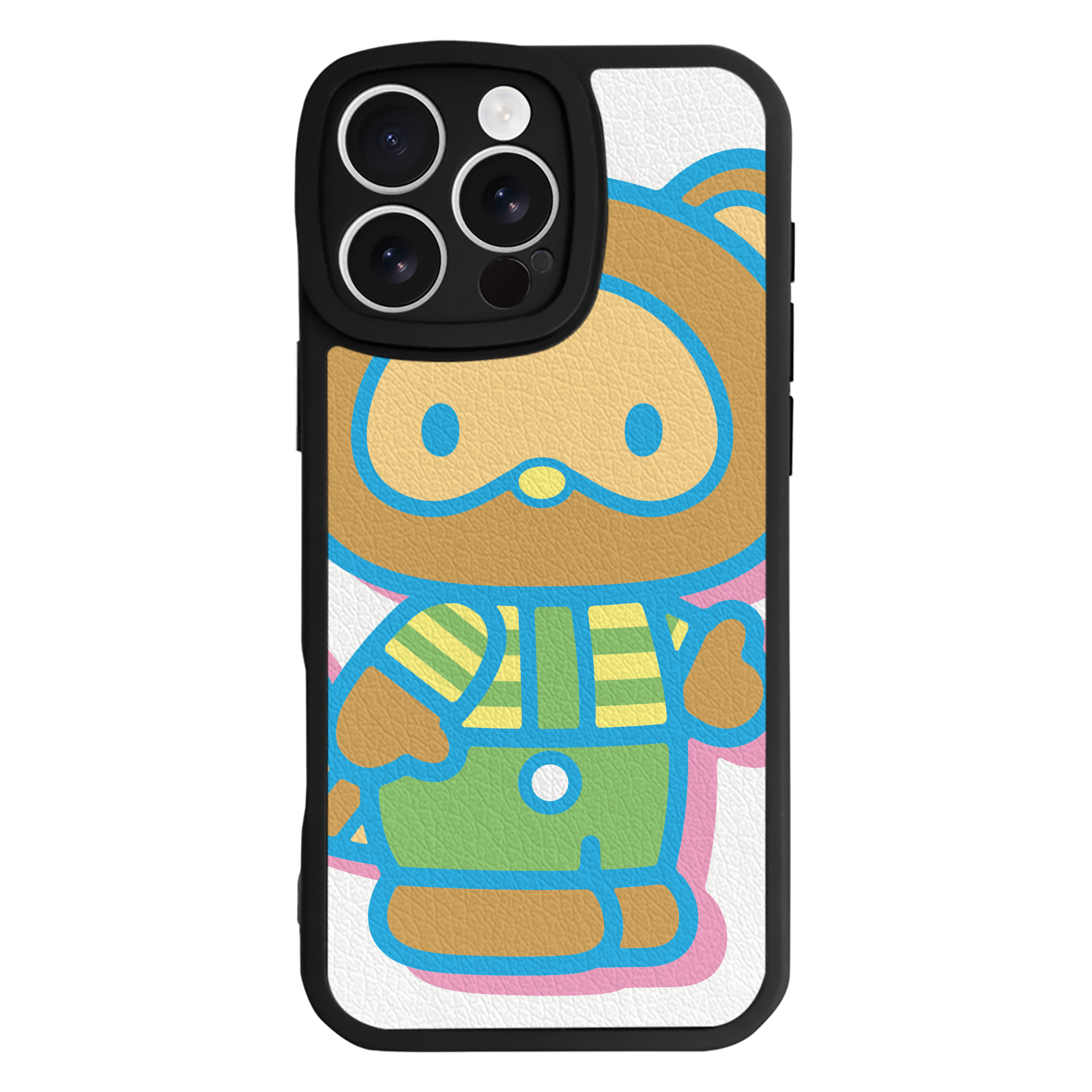 （画像用） Hello Kitty ハローキティ 【iPhone 16シリーズ対応】シリコンスマホケース（レザー調） 材質：シリコン